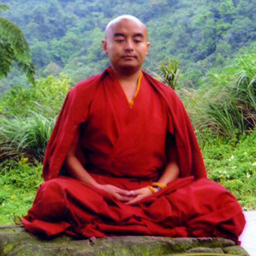 Mingyur Rinpoche meditating