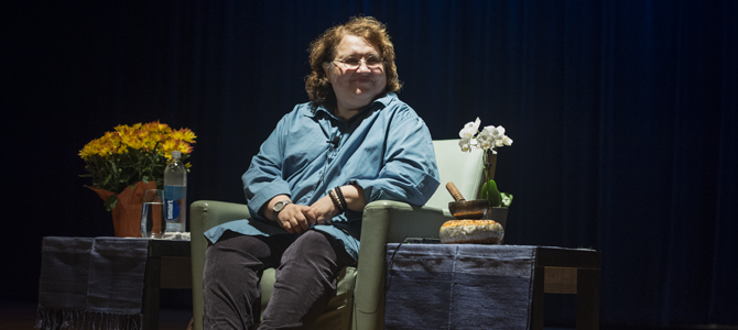 Sharon Salzberg teaching at Minneapolis / St Paul October 2013